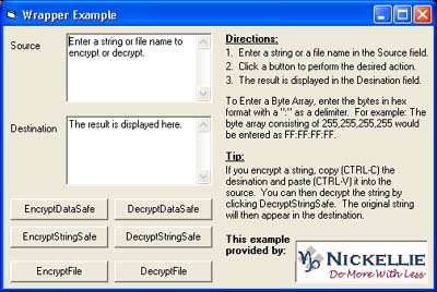 Simplify Visual Basic development using the Nickellie Encryption Toolkit